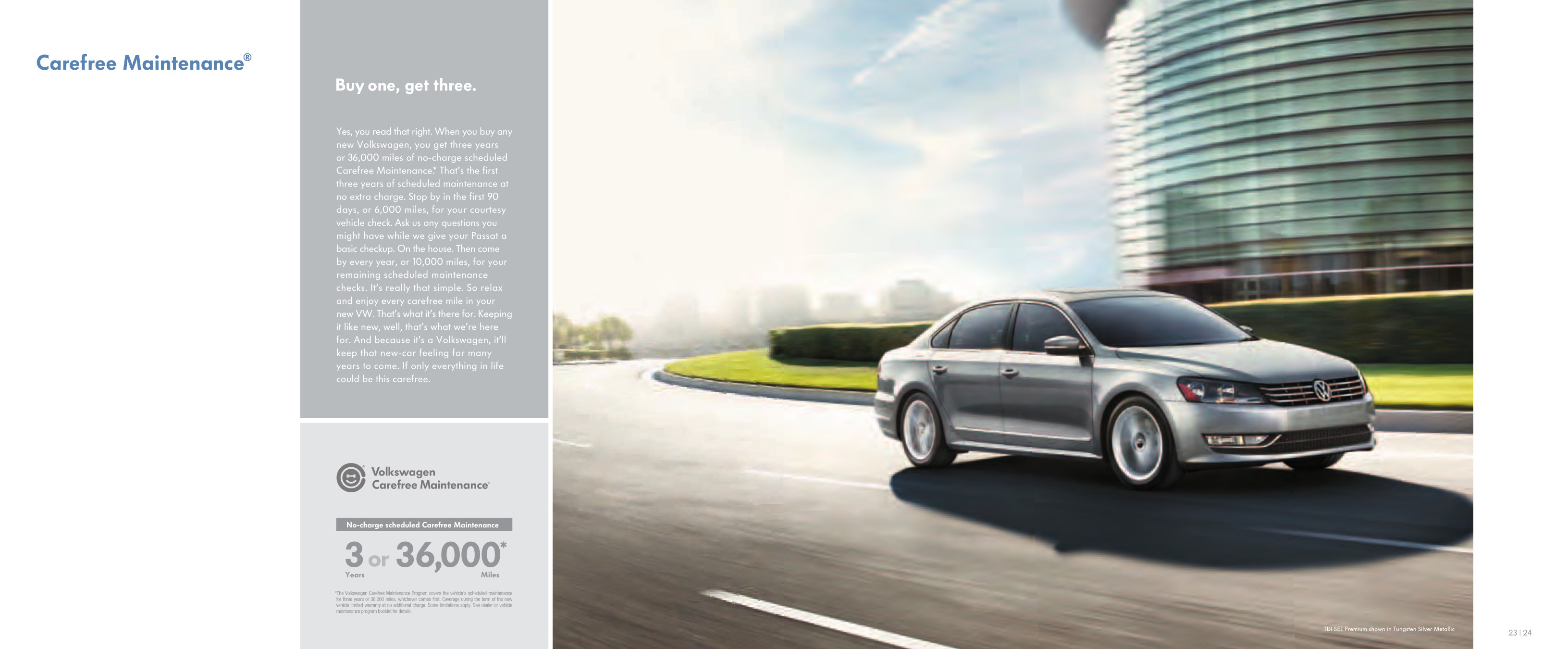 2012 VW Passat Brochure Page 6